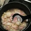 くろねこ2015's cooksnap of when they made 鶏と白菜の日本酒だけ鍋.
