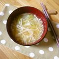sumirenore's cooksnap of when they made 体ポカポカ☆白菜とえのきの味噌汁.