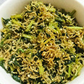 meoYou☆'s cooksnap of when they made 節約レシピ「大根の葉とじゃこ炒め」.