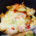 ponykopony's cooksnap of when they made 豚肉とじゃがいもとトマトのチーズ焼き.