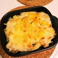 ＹＵ☆ＮＡ's cooksnap of when they made お鍋ひとつで！鮭とキノコのペンネグラタン.