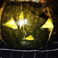 NM7466's cooksnap of when they made ハロウィンにも☆かぼちゃの丸ごとグラタン.