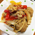 クックY6P7G7☆'s cooksnap of when they made リメイク♡野菜たっぷり黒酢酢豚風炒め.