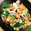 ☆どーも☆'s cooksnap of when they made 簡単10分で完成！小松菜と豚肉の生姜炒め.