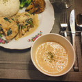 ♪duffy♪'s cooksnap of when they made 濃厚＊さつま芋と人参のスープ.