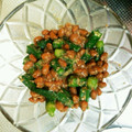 新米ゆったんママ's cooksnap of when they made 簡単！副菜 納豆とオクラの胡麻和え★.