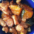 megu305's cooksnap of when they made かぼちゃと豚肉のごまからめ.