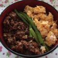 mario大好き's cooksnap of when they made シャ乱Qはたけの簡単！3色そぼろごはん！.