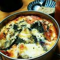 ハチワレねこ's cooksnap of when they made 茄子とパルミジャーノ、卵のオーブン焼き.