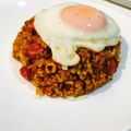 ななお❀'s cooksnap of when they made スパイスきいたカレーチャーハン.