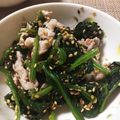 ちまママ♡'s cooksnap of when they made ［簡単・時短］ほうれん草と豚肉の梅ナムル.