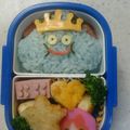 ろにまま's cooksnap of when they made キャラ弁 ドラクエ キングスライム.