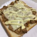 すづな❥❥'s cooksnap of when they made 簡単朝ごはん！焼肉トースト♪.