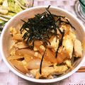 JADA♡'s cooksnap of when they made めんつゆで定番の親子丼♡.