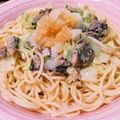 ayuteddy's cooksnap of when they made 大根おろしスパゲティー.