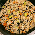 うまなみすとおおお's cooksnap of when they made ゆず胡椒香る・ひじきとツナ☆炊き込みご飯.