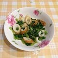 オレンジリング's cooksnap of when they made 小松菜と竹輪の辛子和え.