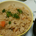 usausakana's cooksnap of when they made 鶏ごぼう炊き込みご飯.