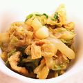 Yutanpo358's cooksnap of when they made 簡単☆レンジで白菜油揚げの味噌レモン和え.