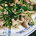 クックCLVII9☆'s cooksnap of when they made 春菊と豚バラ肉の醤油炒め.