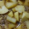 ふくふくしまふくろう's cooksnap of when they made 簡単♡ほっこり♡里芋と大根のそぼろ煮.
