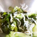 かすてら１２'s cooksnap of when they made しらす•胡瓜•ワカメの酢の物.