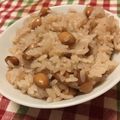 魔女のたまご☆'s cooksnap of when they made 【幸運をよぶ黒猫米】紅大豆の簡単豆ごはん.