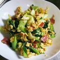 クックHTRJ3Y☆'s cooksnap of when they made チンゲン菜のベーコン卵炒め.
