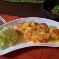 にんにくラブ's cooksnap of when they made 鮭のムニエル☆レモンマリネソース.