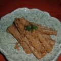 Jock's cooksnap of when they made たたき牛蒡.