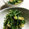 ちづりんも's cooksnap of when they made 水菜と油揚げのおひたし.