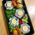 ひろママ✴︎'s cooksnap of when they made デコ弁✿　お花弁当.