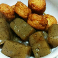 ﾋﾟﾛﾐ♡'s cooksnap of when they made さつま揚げとこんにゃくの甘辛煮.