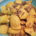 あー君ママ's cooksnap of when they made サッと簡単！さつま芋と挽き肉の煮物！.