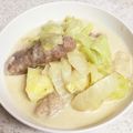☆ちぃころ☆'s cooksnap of when they made ■豚とキャベツのミルク煮■.