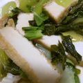 料理入門者's cooksnap of when they made レンジで！チンゲン菜と厚揚げのサッと炒め.