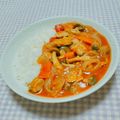 まあまま☆0403's cooksnap of when they made 留守番メニューに！トマトポークハヤシ.