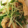 あき姫ちゃん's cooksnap of when they made 水菜と油揚げのおひたし.