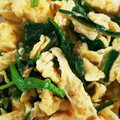 Jyohana's cooksnap of when they made 簡単！ほうれん草と卵の炒め物.