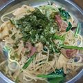 SooOrange's cooksnap of when they made いろいろキノコとベーコンの和風パスタ.