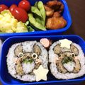 ごりさき's cooksnap of when they made トトロ のりまき（キャラ弁）.