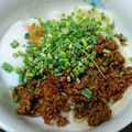 SooOrange's cooksnap of when they made あの店の!!肉味噌温玉うどん♪風?.
