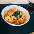 てぃーじま's cooksnap of when they made 麺つゆで簡単親子丼♪.