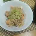 堕天使M's cooksnap of when they made 超簡単！鮭の炊き込みご飯.