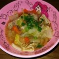 えりまる！'s cooksnap of when they made たっぷり根菜とさつま芋の豚汁.