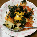 チェロたん's cooksnap of when they made １分でできる笑 簡単キムチ丼.