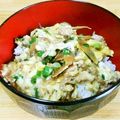 ちぃ兄やん's cooksnap of when they made 麺つゆで簡単！鶏ひき肉とごぼうの柳川風丼.