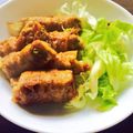 madebyerie's cooksnap of when they made さっぱり！！レタスと茄子の豚バラ巻き.