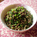 PARNELL's cooksnap of when they made 大根葉と豚肉の炒め物.