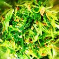 clovermiii's cooksnap of when they made 水菜のお浸し.